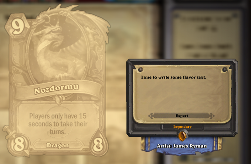 Illustration for article titled Hearthstone Cards Are Funnier Than You'd Expect